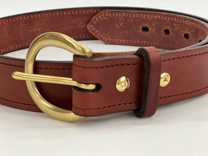 English Harness Leather Belts